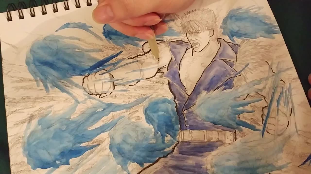 Speed Drawing 26 (Fist of the North Star, Kenshiro)