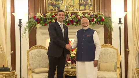 PM Modi holds delegation-level talks with the President Santiago Peña of Paraguay