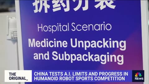Robots from 16 countries compete in World Humanoid Robot games in Beijing