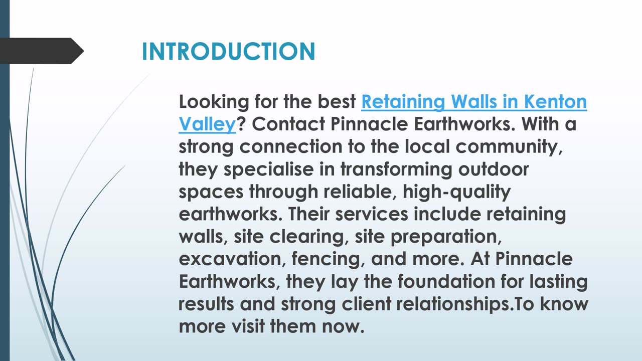 The best Site Preparation in Kenton Valley.