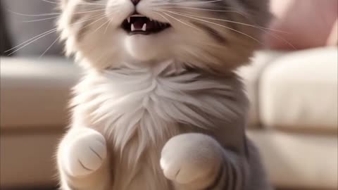 Cat Sing APT. #shorts #cat #cartoon #ai #funny