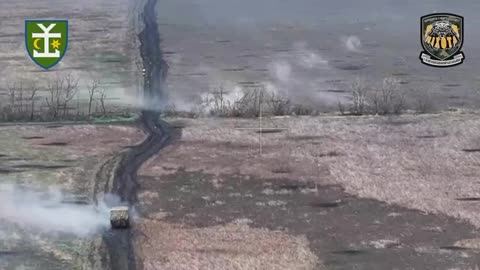 Advancing Russian Infantry is Lit Up By Ukrainian BMP2 Autocannon