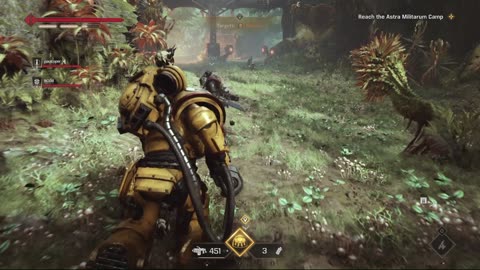 Space Marine 2 40K Imperial Fist Heavy gameplay