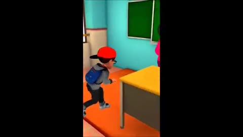 Scary Teacher: Two students spanked!