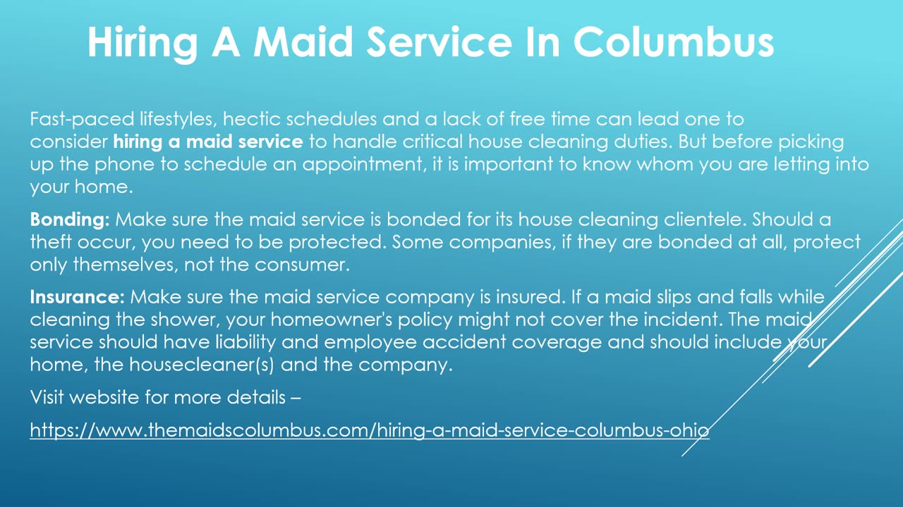 Cleaning Services Columbus Ohio