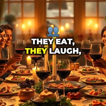 🩸 The Silent Dinner Party Riddle | 📣 Think you know it? Comment below!