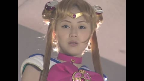 Usagi & Mamoru sailor moon live action act 30 Usagi stops the monster from Mineko live contest