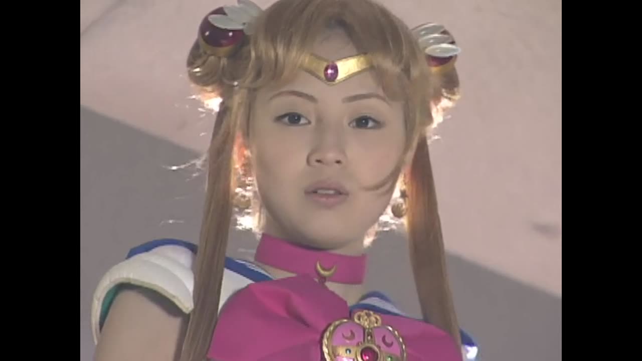 Usagi & Mamoru sailor moon live action act 30 Usagi stops the monster from Mineko live contest