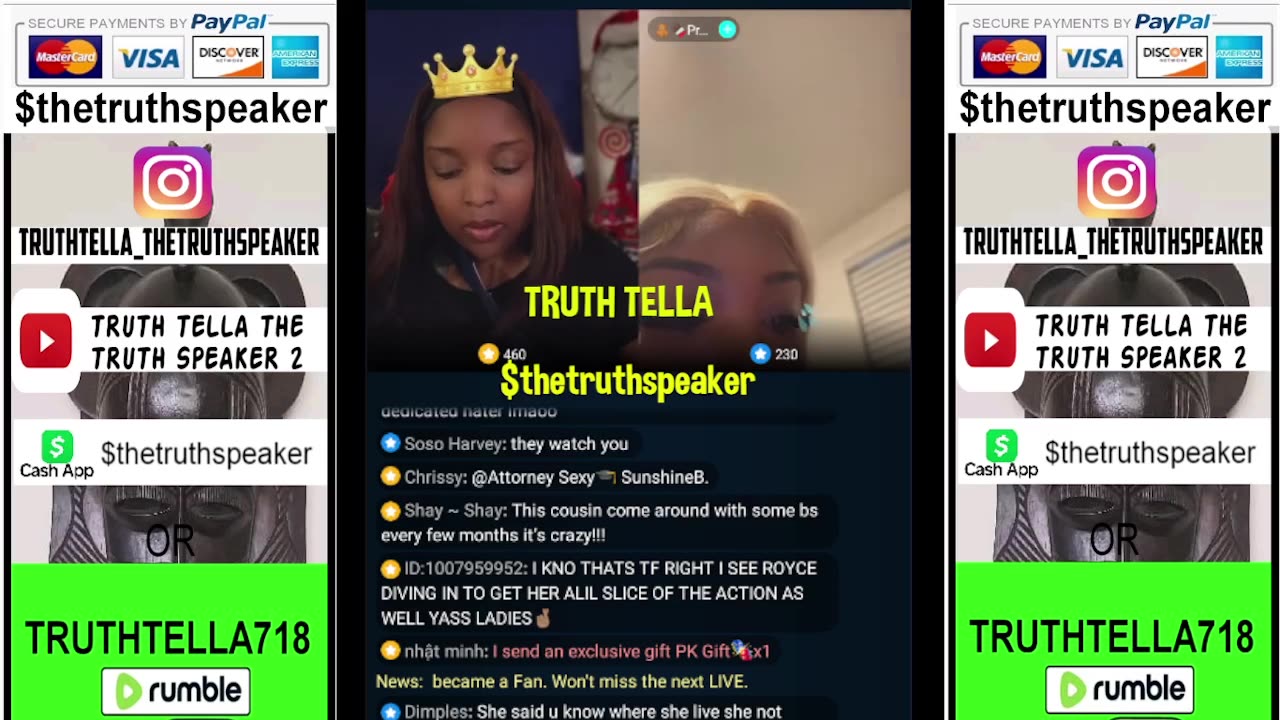 FAMOUS ROYCE & EMPRESS PARIS LINED WITH PRETTY TEETEE GOING IN ON THEIR BLOOD RELATIVE OFF THE APP