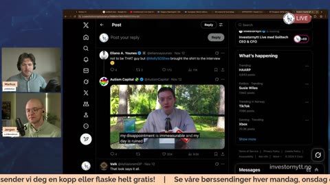 Investornytt Live med Soiltech CEO & CFO