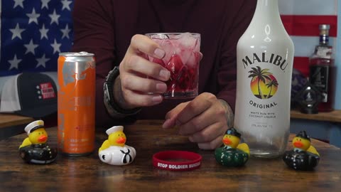 Joseph Roseberry - Malibu Coconut Rum & Redbull Strawberry Apricot Energy Drink