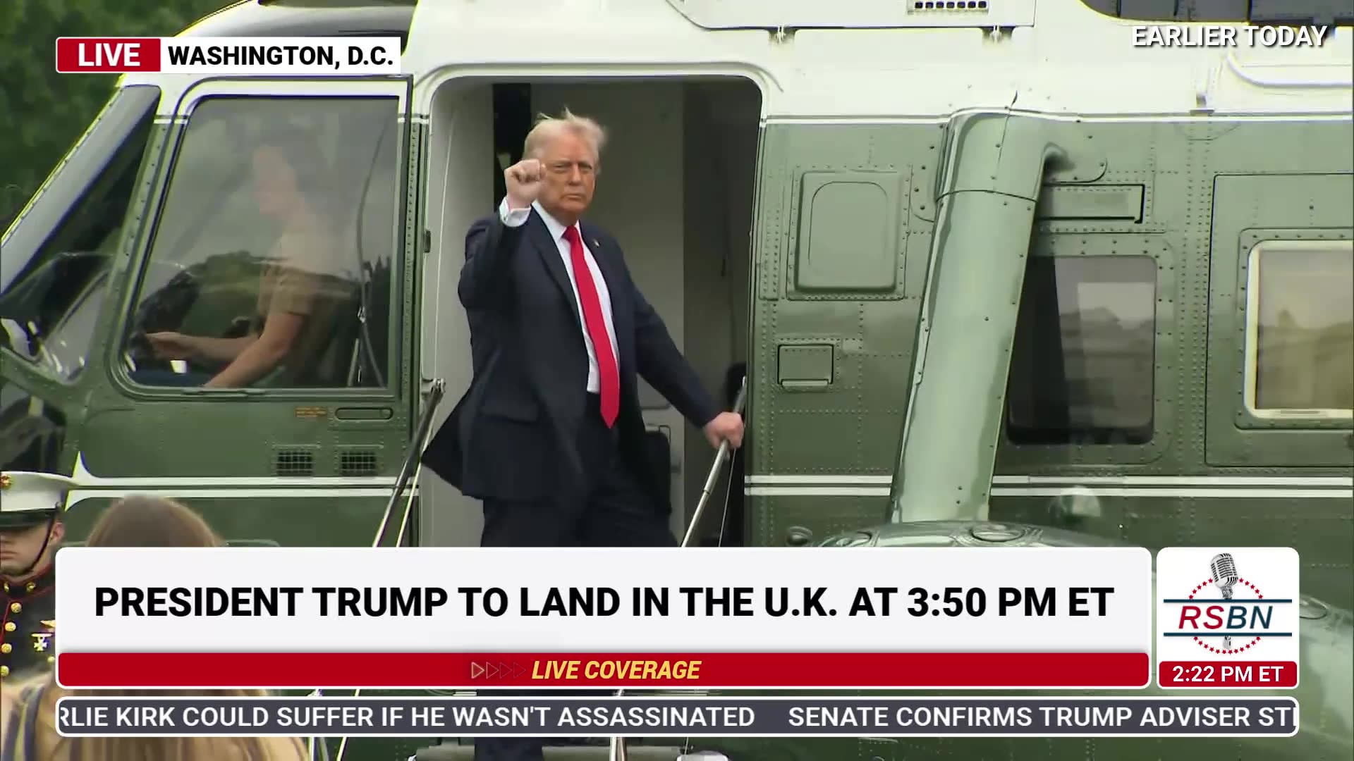 WATCH: President Trump Speaks to the Press Before Departing to the U.K. - 9/16/25