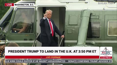 WATCH: President Trump Speaks to the Press Before Departing to the U.K. - 9/16/25