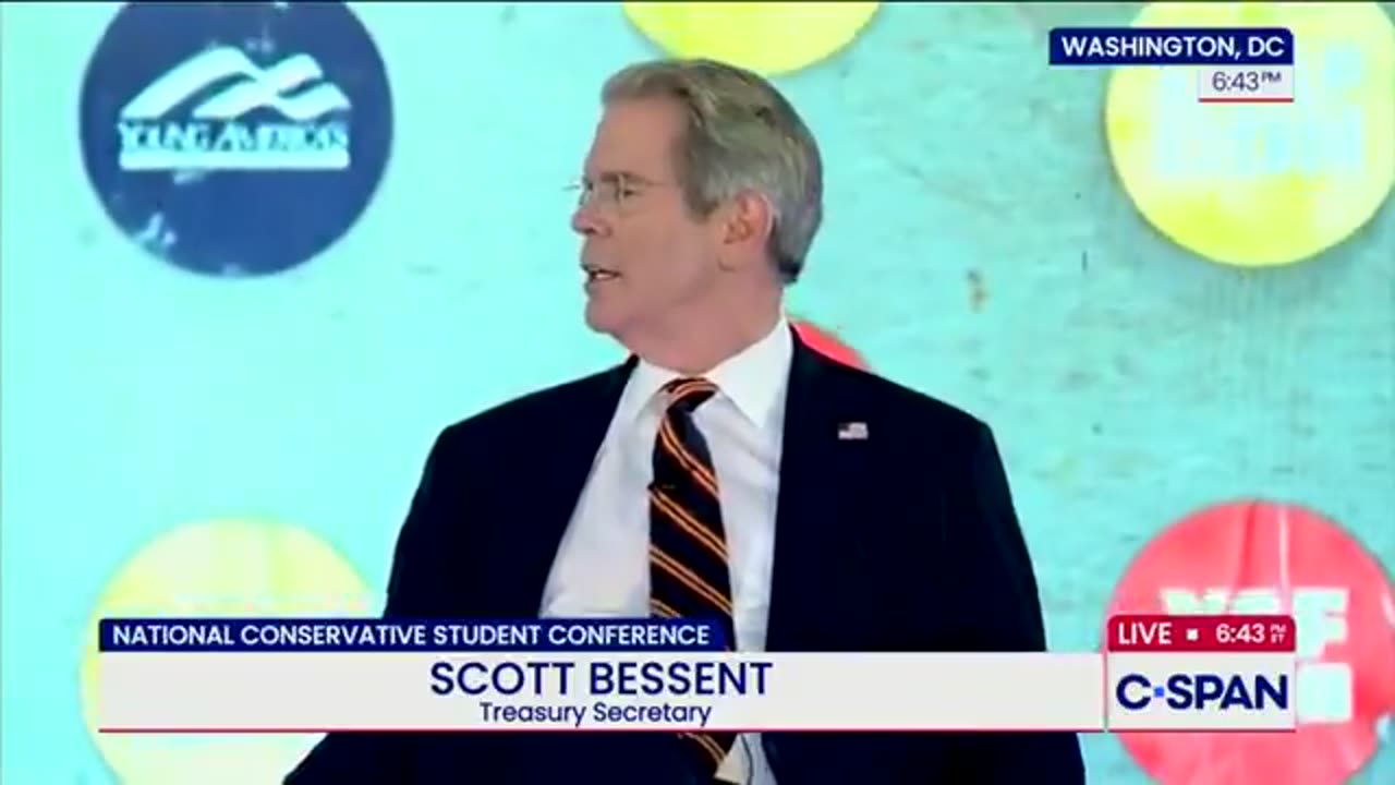 Scott Bessent says Trump is like "half human and half cyborg"