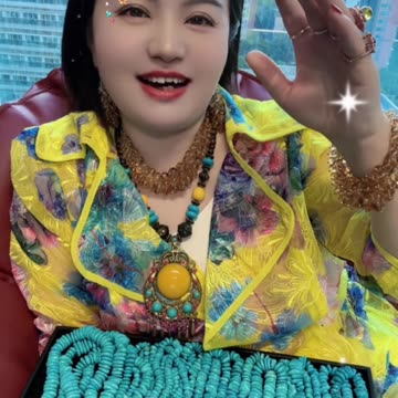 20250718-11 One-of-a-Kind Natural Turquoise Sells Like Hotcakes in Live Stream