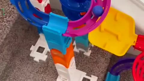 Long marble rush #marblerush #marblerun #satisfyingvideo #satisfying #asmr #marble #ideas #dominoes