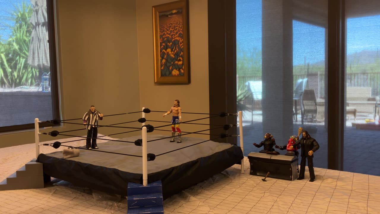 Action figure wrestling blackout for June 2025