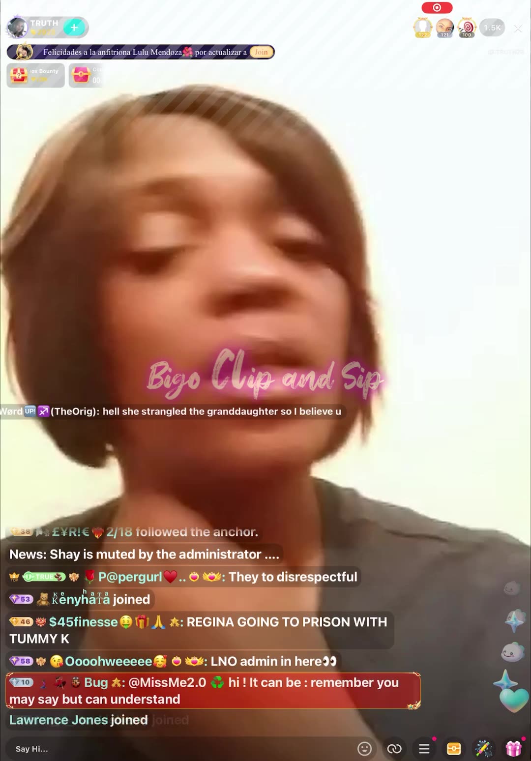 Truth goes live defending her story of PastorP being abused by Ms Regina 6/10/25 #bigoclipandsip