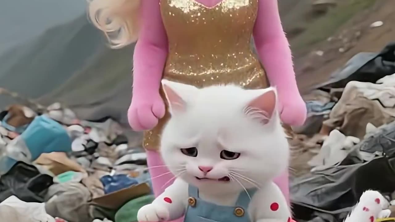Kitten Thrown Into a Garbage Dump by Its Mom—All Because It's Seriously