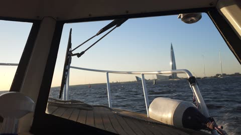 Boat trip to the Gulf of Finland