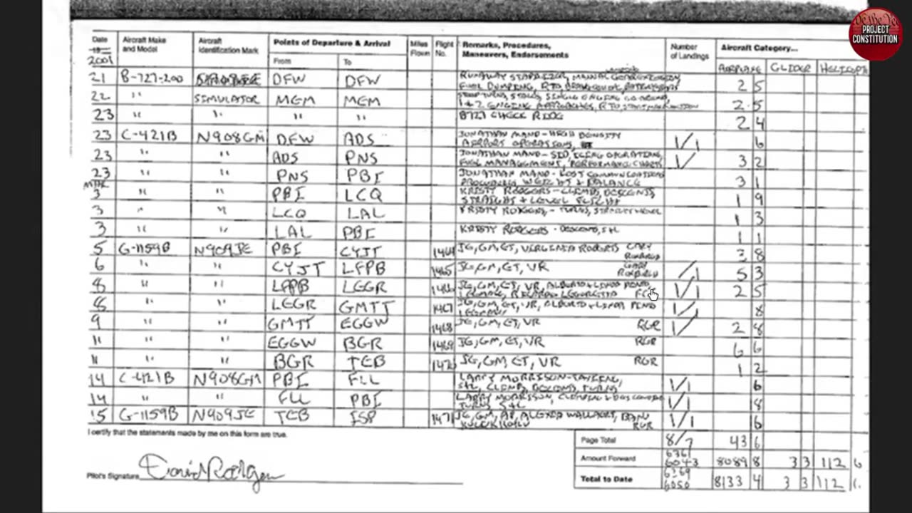 The Full Unredacted Epstein Flight Logs Have Been Released