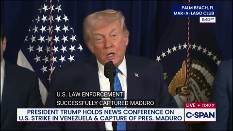 POTUS press conference - Venezuela invaded – Maduro captured!