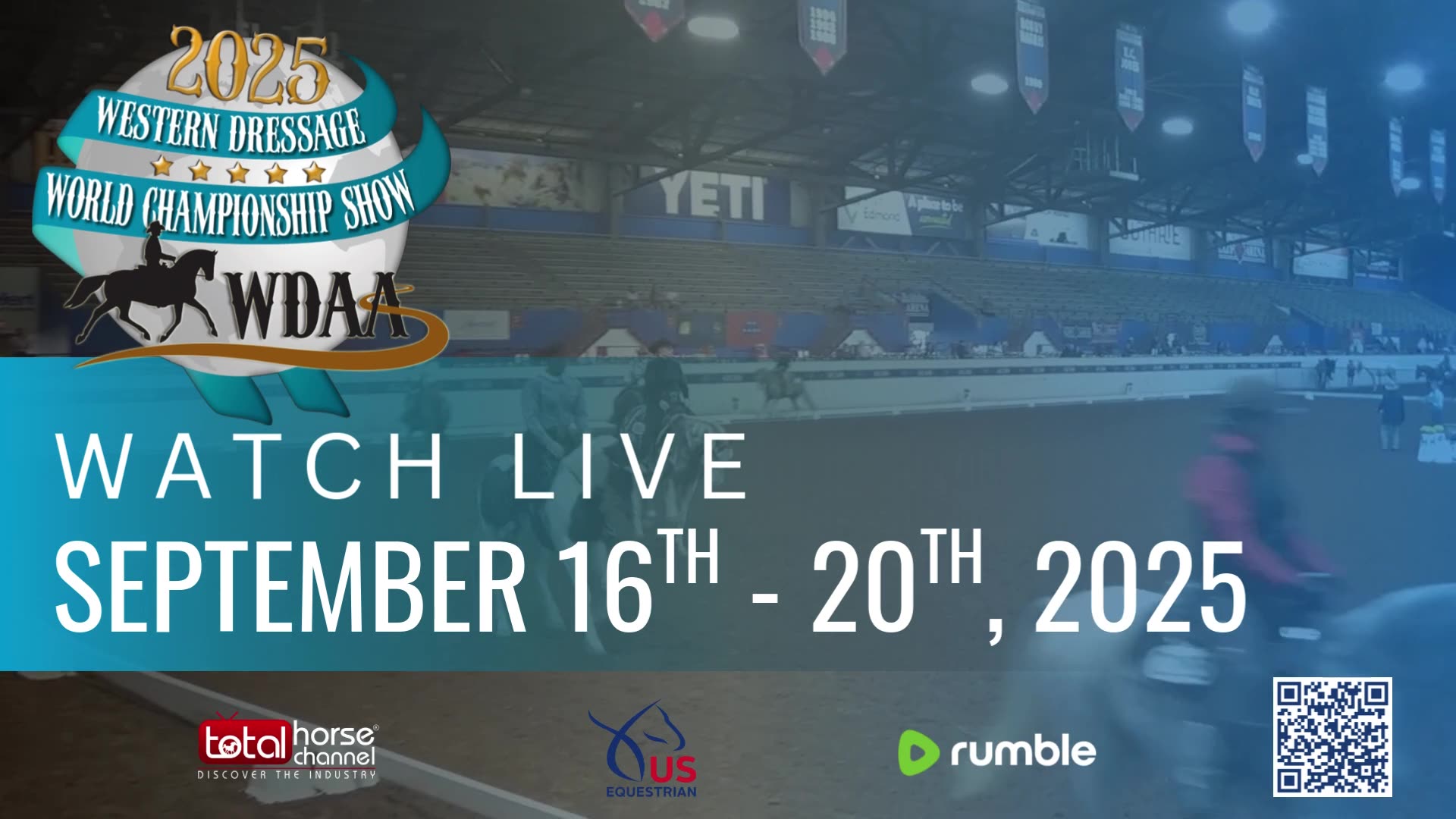 WDAA Western Dressage World Show - LIVE Tuesday - Sunday