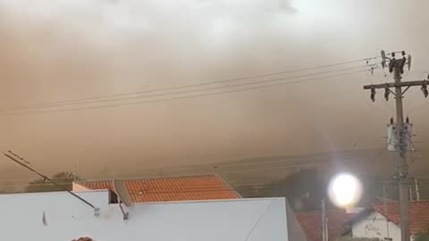 Sandstorm in Brazil