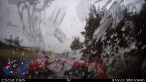 Aussiecams - Getz driver performs turn in front of oncoming traffic and is t boned - twice! WA