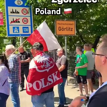 What’s Going on Poland 🇵🇱 Germany 🇩🇪 Border 🤔 #poland #germany #görlitz #immigrants #border