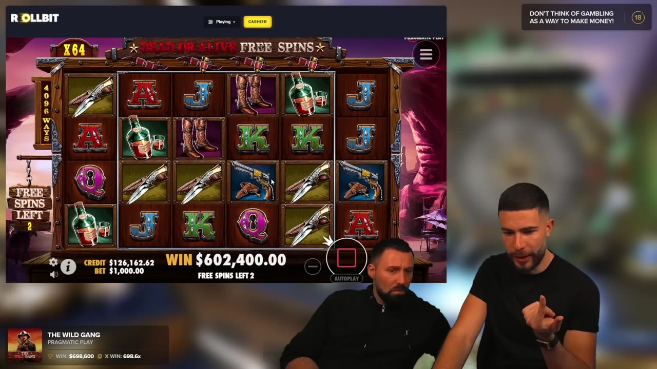 THIS IS THE $2,000,000 WILD GANG EXPERIENCE