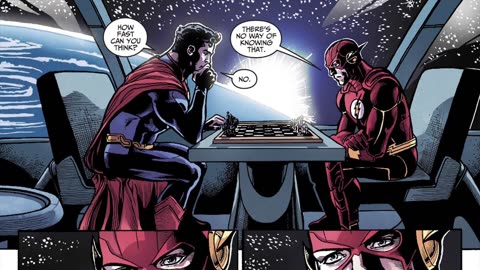 The Flash Vs. Superman The Flash Outsmarts Superman In Chess