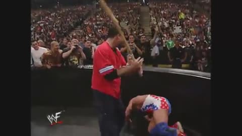 Shane McMahon vs Kurt Angle (Street Fight) WWF KOTR 2001 HD