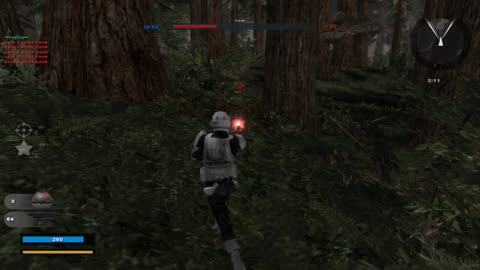 SWBF2 2005: Instant Action Hunt Endor Empire Gameplay