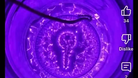 The KEY is the water. Plasma forms where electricity tears the liquid apart.