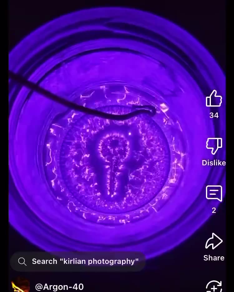 The KEY is the water. Plasma forms where electricity tears the liquid apart.