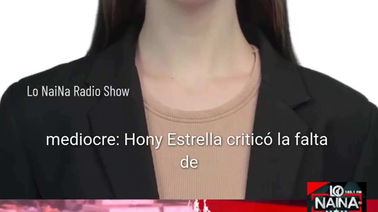 Hony Estrella explota Este país es tan mediocre