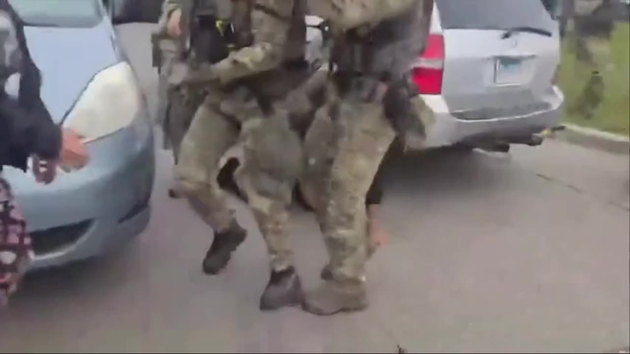 Anti ICE Protester IMMEDIATELY Regrets Blocking An ICE Agent