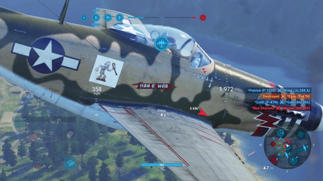 World Of Warplanes I Used the P-51H to Commit Aerial War Crimes!