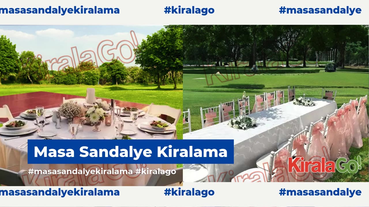 Masa Sandalye Kiralama