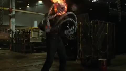 Ghost Rider (2007) 🔥 First Ride Scene | Johnny Blaze Becomes the Rider