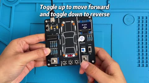 DIY Car Driving Simulation Soldering Practice Kit STEM Electronic Project check description to buy