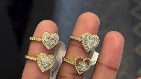 New Diamond Heart rings on Sale for Mother’s Day