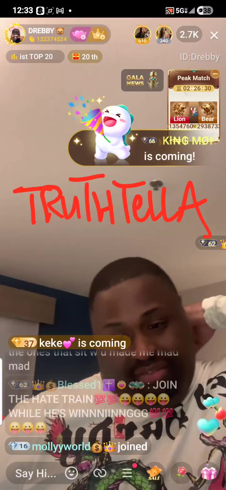 DREBABY CRIES TALKING ABOUT HIS BIGO CONTENT HOUSE WIN