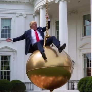 ACTUAL footage of Trump tearing up the WH!