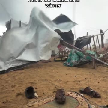 This is our situation in winter 💔🤲