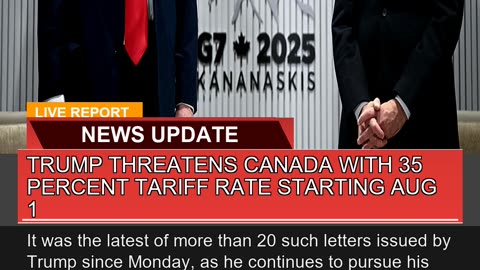 Trump Threatens Canada with Percent Tariff Rate
