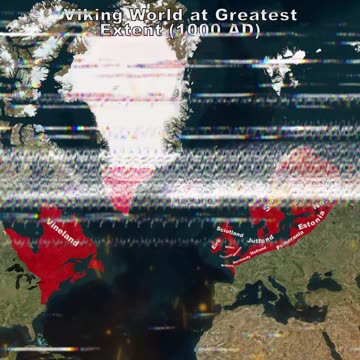 Scandinavia Vs Viking World at Greatest Extent (1000 AD)