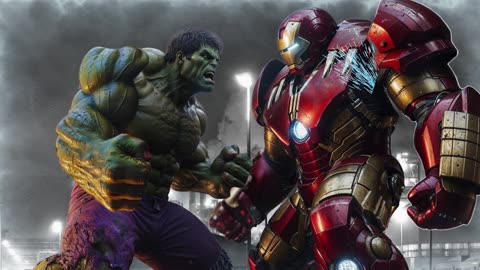 G1 Mad Beats Short Comic Art music video Hulk vs Iron-man another