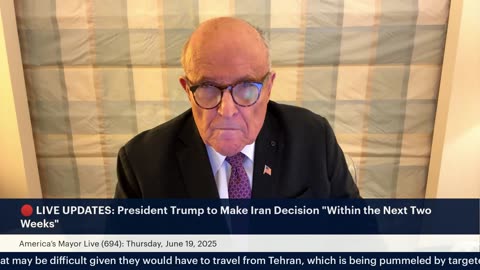 America’s Mayor Live (695): President Trump to Make Iran Decision "Within Next Two Weeks" (REPLAY)